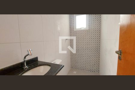 Banheiro Quarto 1 suíte de apartamento à venda com 2 quartos, 55m² em Vila Helena, Santo André