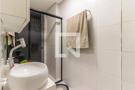 Banheiro de apartamento à venda com 1 quarto, 31m² em República, São Paulo