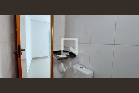 Banheiro Quarto 1 suíte de apartamento à venda com 2 quartos, 110m² em Vila Helena, Santo André