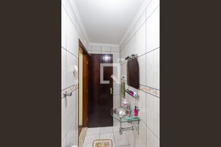 Banheiro de casa à venda com 3 quartos, 249m² em Vila Camilopolis, Santo André