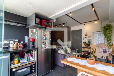 Cozinha de kitnet/studio para alugar com 1 quarto, 32m² em Sumaré, São Paulo