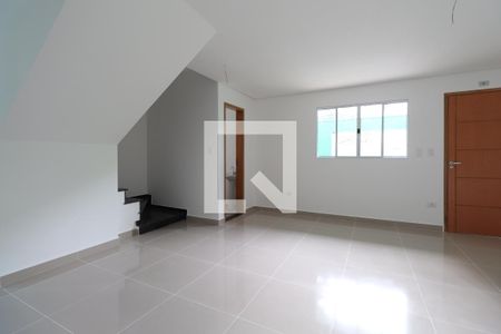 Sala de casa à venda com 3 quartos, 85m² em Vila Cecilia Maria, Santo André