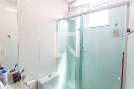 Banheiro da Suíte de apartamento à venda com 3 quartos, 79m² em Nova Vista, Belo Horizonte