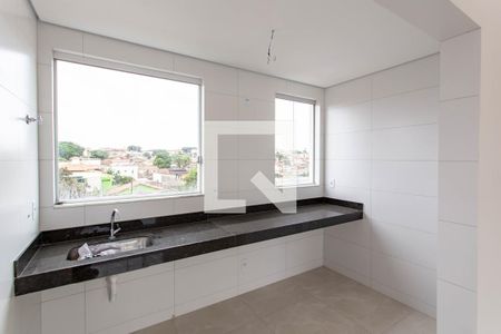 Cozinha de apartamento à venda com 2 quartos, 87m² em Santa Monica, Belo Horizonte
