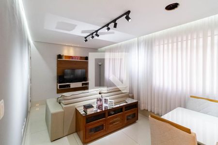 Sala  de apartamento à venda com 4 quartos, 155m² em Paquetá, Belo Horizonte