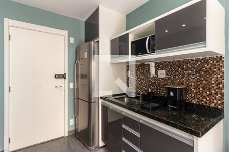 Cozinha de kitnet/studio à venda com 1 quarto, 26m² em Campos Elíseos, São Paulo