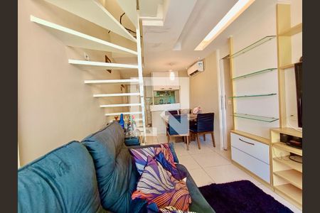 Sala de apartamento à venda com 1 quarto, 95m² em Lagoa, Rio de Janeiro
