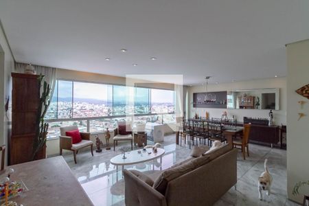 Sala 1 de apartamento à venda com 4 quartos, 250m² em Alto Caiçaras, Belo Horizonte