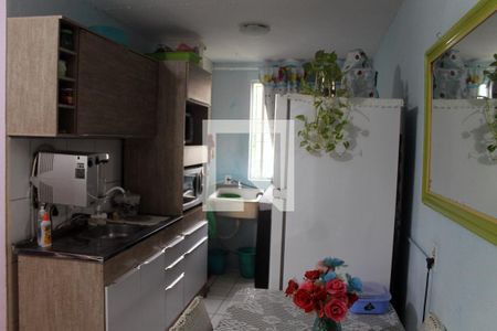 Cozinha de apartamento à venda com 2 quartos, 45m² em São Miguel, São Leopoldo