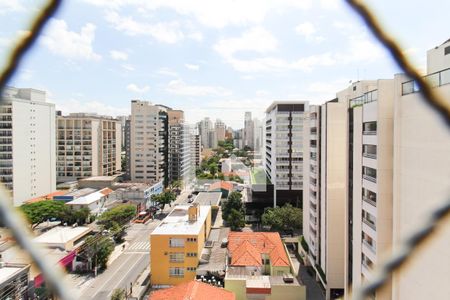 Vista  de apartamento para alugar com 1 quarto, 43m² em Moema, São Paulo