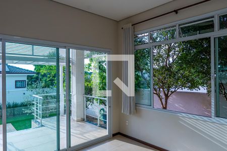 Sala de casa de condomínio para alugar com 3 quartos, 254m² em Swiss Park, Campinas