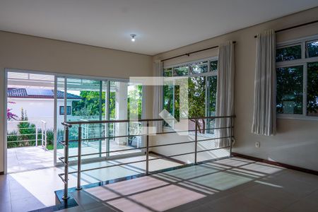 Sala de casa de condomínio para alugar com 3 quartos, 254m² em Swiss Park, Campinas