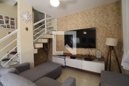 Sala de casa de condomínio à venda com 3 quartos, 120m² em Freguesia (jacarepaguá), Rio de Janeiro
