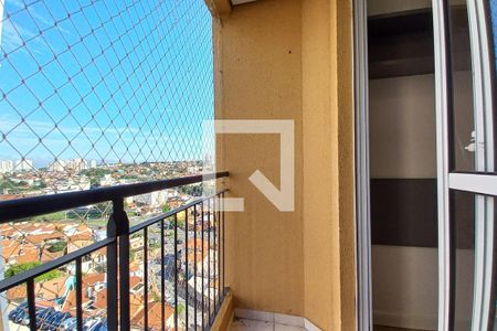 Varanda da Sala de apartamento para alugar com 2 quartos, 57m² em Vila Satúrnia, Campinas