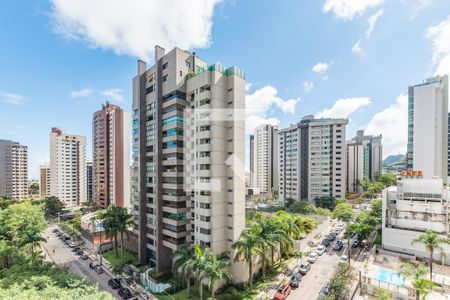 Vista -Sala  de apartamento à venda com 1 quarto, 50m² em Belvedere, Belo Horizonte