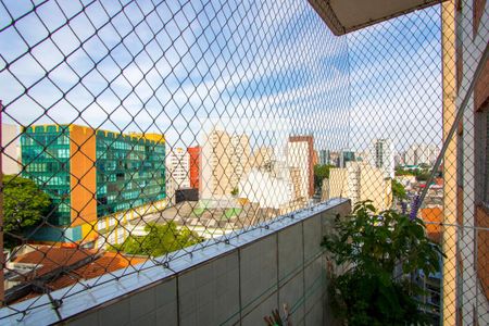 Varanda da sala de apartamento para alugar com 3 quartos, 137m² em Centro, Santo André