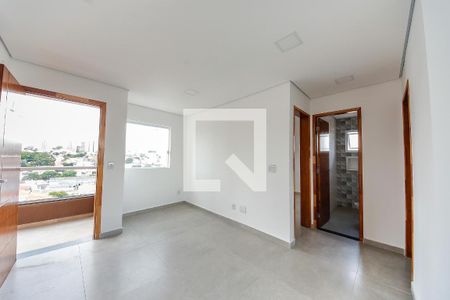 Sala/Cozinha de apartamento para alugar com 2 quartos, 48m² em Chácara Mafalda, São Paulo