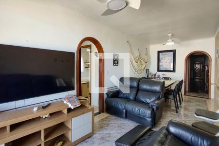 Sala de apartamento para alugar com 2 quartos, 86m² em Guilhermina, Praia Grande