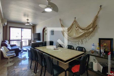 Sala de apartamento para alugar com 2 quartos, 86m² em Guilhermina, Praia Grande