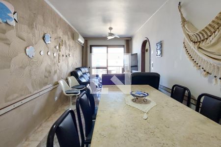 Sala de apartamento para alugar com 2 quartos, 86m² em Guilhermina, Praia Grande