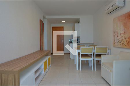 Sala/Cozinha de apartamento para alugar com 1 quarto, 49m² em Recreio dos Bandeirantes, Rio de Janeiro