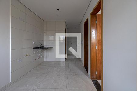 sala e cozinha de apartamento para alugar com 2 quartos, 33m² em Vila Vera, São Paulo