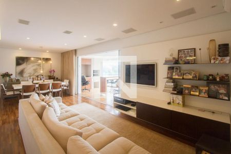 Sala de apartamento à venda com 3 quartos, 134m² em Chácara Santo Antônio (zona Sul), São Paulo