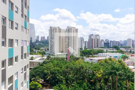 Sala - Vista de apartamento à venda com 2 quartos, 37m² em Santo Amaro, São Paulo