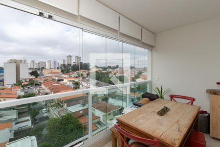 Varanda da Sala de apartamento à venda com 1 quarto, 47m² em Jardim Aeroporto, São Paulo