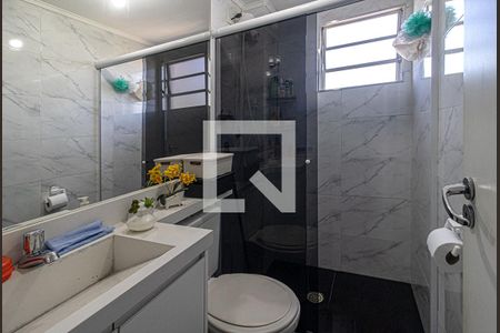 banheiro social_1 de apartamento para alugar com 2 quartos, 43m² em Vila Moraes, São Paulo