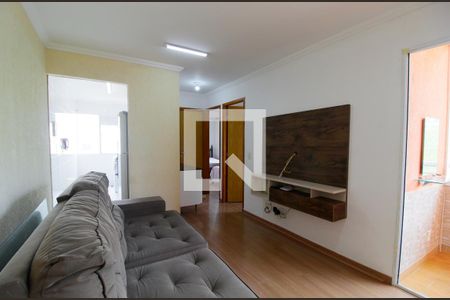 Sala de apartamento para alugar com 2 quartos, 48m² em Bairro Jardim Nossa Senhora das Graças, Cotia