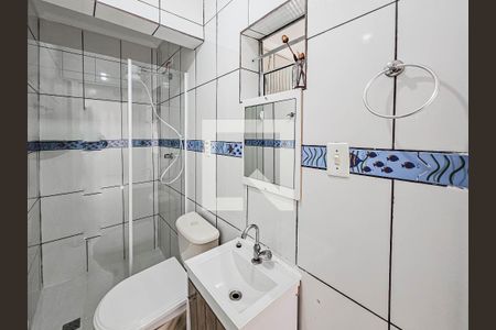 Banheiro Social de apartamento para alugar com 1 quarto, 80m² em Pitangueiras, Guarujá