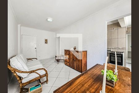 Sala de apartamento para alugar com 1 quarto, 80m² em Pitangueiras, Guarujá