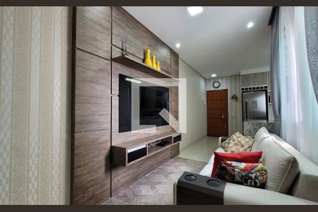 Sala de apartamento à venda com 2 quartos, 110m² em Vila Camilópolis, Santo André