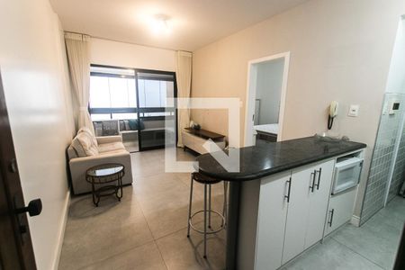 Sala  de apartamento para alugar com 1 quarto, 57m² em Pituba, Salvador