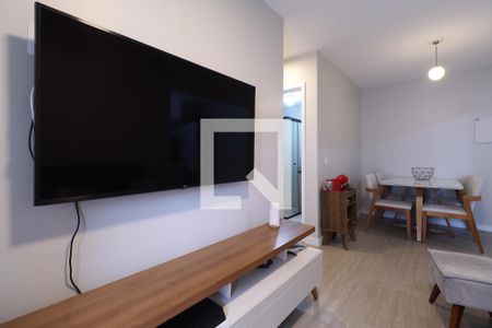 Sala de apartamento à venda com 2 quartos, 54m² em Vila Pires, Santo André