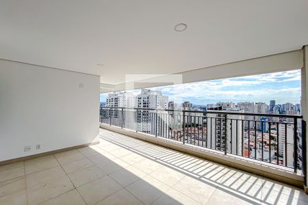 Varanda da Sala de apartamento para alugar com 3 quartos, 135m² em Belenzinho, São Paulo