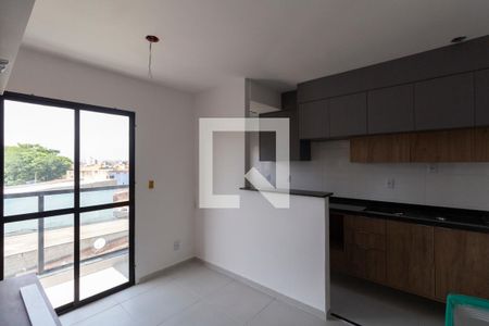 Sala e Cozinha Integrada de apartamento à venda com 2 quartos, 39m² em Vila Guilhermina, São Paulo