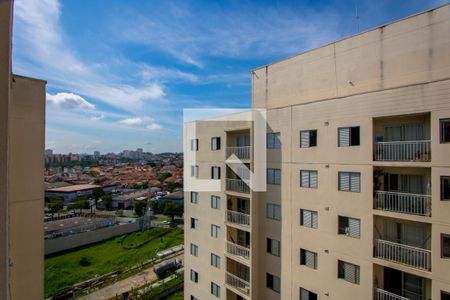 Vista da sala de apartamento à venda com 3 quartos, 61m² em Vila Homero Thon, Santo André