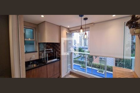 Varanda Gourmet de apartamento à venda com 2 quartos, 62m² em Vila Osasco, Osasco