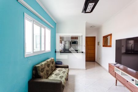 Sala de apartamento à venda com 2 quartos, 100m² em Vila Camilópolis, Santo André