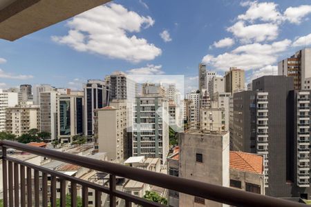Varanda da Sala de apartamento à venda com 2 quartos, 138m² em Vila Buarque, São Paulo