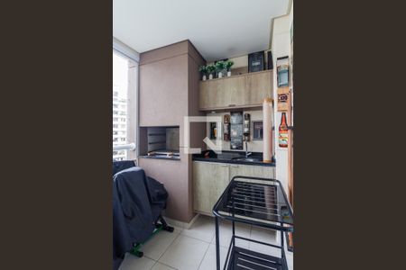 Varanda da Sala de apartamento à venda com 4 quartos, 128m² em Vila Andrade, São Paulo