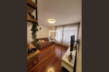 Sala de apartamento à venda com 3 quartos, 110m² em Grajaú, Belo Horizonte