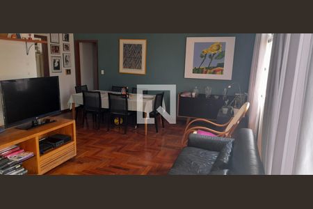 Sala de apartamento à venda com 4 quartos, 122m² em Serra, Belo Horizonte