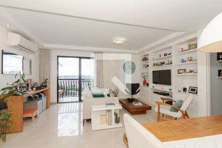 Sala de apartamento à venda com 3 quartos, 102m² em Santo Amaro, São Paulo