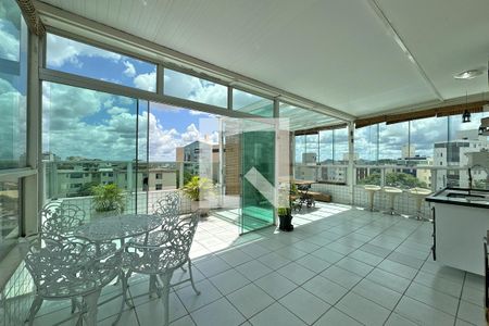 Terraço de apartamento à venda com 4 quartos, 158m² em Santa Ines, Belo Horizonte