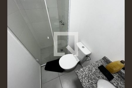 Banheiro Social de kitnet/studio à venda com 1 quarto, 29m² em Lauzane Paulista, São Paulo