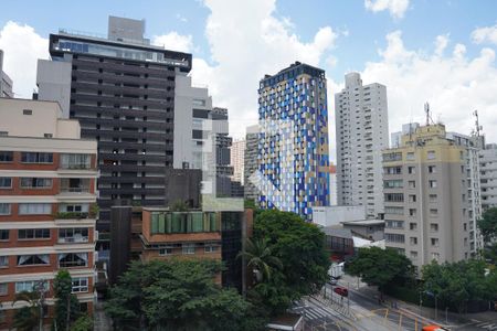 Vista da Sacada de kitnet/studio para alugar com 1 quarto, 19m² em Cerqueira César, São Paulo