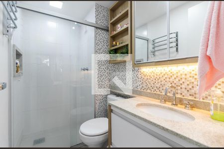 Banheiro de kitnet/studio à venda com 1 quarto, 24m² em Tatuapé, São Paulo